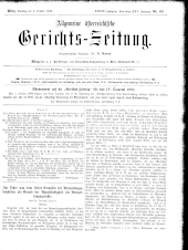 Allgemeine Österreichische Gerichtszeitung