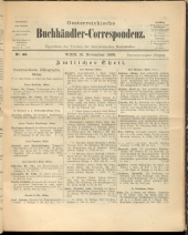 Oesterreichische Buchhändler-Correspondenz