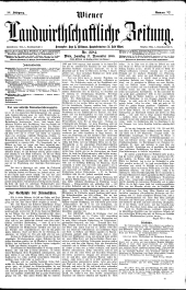 Wiener Landwirtschaftliche Zeitung