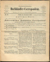 Oesterreichische Buchhändler-Correspondenz