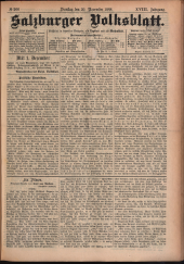 Salzburger Volksblatt: unabh. Tageszeitung f. Stadt u. Land Salzburg