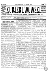 Kuryer Lwowski (Lemberger Courier)