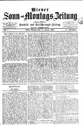 Wiener Sonn- und Montags-Zeitung