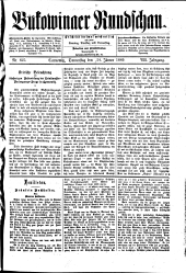 Bukowinaer Rundschau