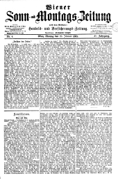 Wiener Sonn- und Montags-Zeitung