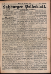 Salzburger Volksblatt: unabh. Tageszeitung f. Stadt u. Land Salzburg