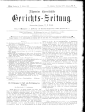 Allgemeine Österreichische Gerichtszeitung