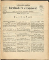 Oesterreichische Buchhändler-Correspondenz