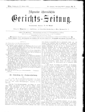 Allgemeine Österreichische Gerichtszeitung