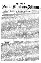 Wiener Sonn- und Montags-Zeitung