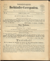 Oesterreichische Buchhändler-Correspondenz