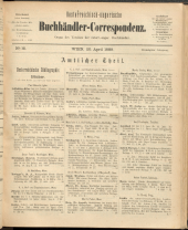 Oesterreichische Buchhändler-Correspondenz