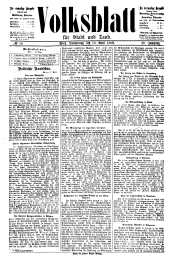 Volksblatt für Stadt und Land