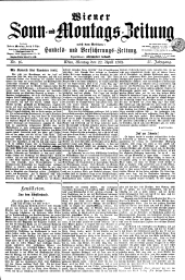 Wiener Sonn- und Montags-Zeitung