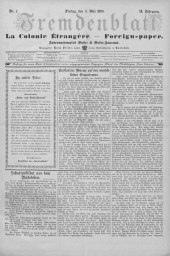 Fremdenblatt - Organ für die böhmischen Kurorte