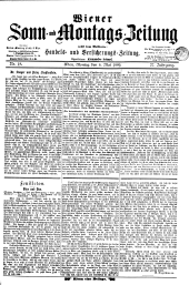 Wiener Sonn- und Montags-Zeitung