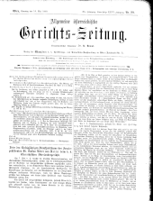 Allgemeine Österreichische Gerichtszeitung