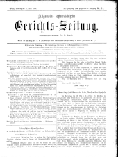 Allgemeine Österreichische Gerichtszeitung