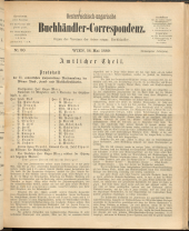 Oesterreichische Buchhändler-Correspondenz