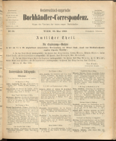 Oesterreichische Buchhändler-Correspondenz