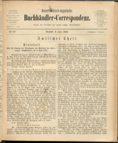 Oesterreichische Buchhändler-Correspondenz