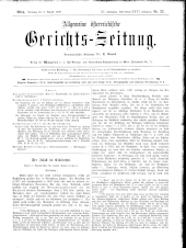 Allgemeine Österreichische Gerichtszeitung