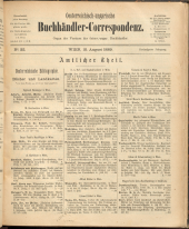 Oesterreichische Buchhändler-Correspondenz