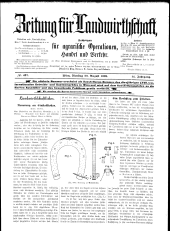 Zeitung für Landwirtschaft