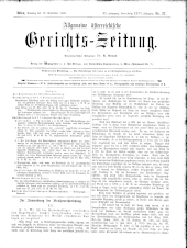 Allgemeine Österreichische Gerichtszeitung