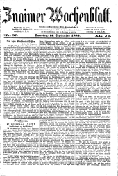 Znaimer Wochenblatt