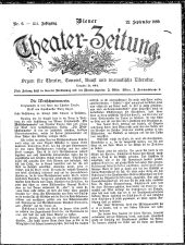 Wiener Theaterzeitung