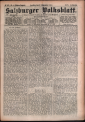 Salzburger Volksblatt: unabh. Tageszeitung f. Stadt u. Land Salzburg