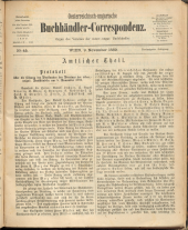 Oesterreichische Buchhändler-Correspondenz