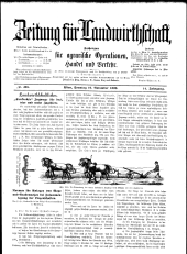 Zeitung für Landwirtschaft