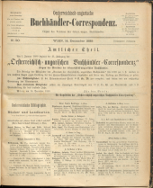 Oesterreichische Buchhändler-Correspondenz