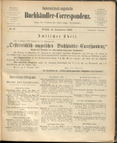 Oesterreichische Buchhändler-Correspondenz