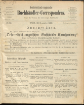 Oesterreichische Buchhändler-Correspondenz