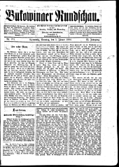 Bukowinaer Rundschau
