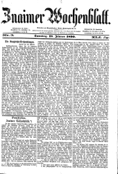 Znaimer Wochenblatt