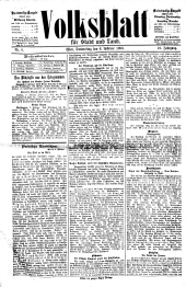 Volksblatt für Stadt und Land