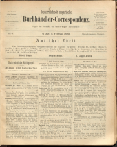 Oesterreichische Buchhändler-Correspondenz