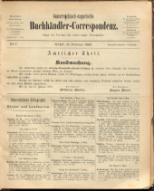 Oesterreichische Buchhändler-Correspondenz