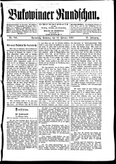 Bukowinaer Rundschau