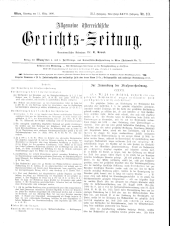 Allgemeine Österreichische Gerichtszeitung