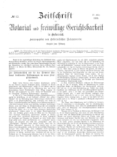 Zeitschrift für Notariat und freiwillige Gerichtsbarkeit in Österreich