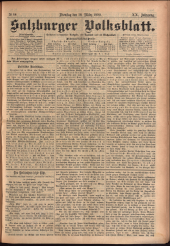 Salzburger Volksblatt: unabh. Tageszeitung f. Stadt u. Land Salzburg