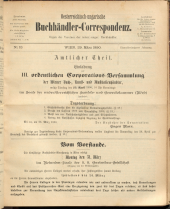 Oesterreichische Buchhändler-Correspondenz