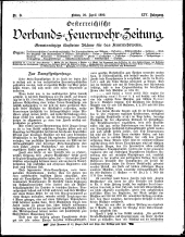 Österreichische Verbands-Feuerwehr-Zeitung