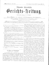 Allgemeine Österreichische Gerichtszeitung