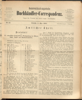 Oesterreichische Buchhändler-Correspondenz